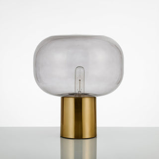 Teloz Lampe de Table Industrielle en Verre