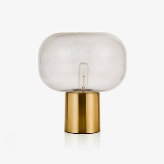 Teloz Lampe de Table Industrielle en Verre