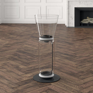 Cyrilys Lampadaire en Bambou Et Verre
