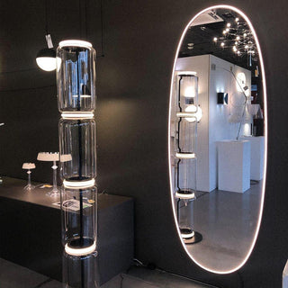 Cyrilys Lampadaire en Bambou Et Verre
