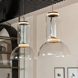 Cadorus Suspension Élégante Haut de Gamme en Verre et Métal