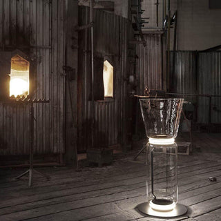 Cyrilys Lampadaire en Bambou Et Verre