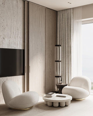 Cyrilys Lampadaire en Bambou Et Verre