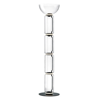 Cyrilys Lampadaire en Bambou Et Verre