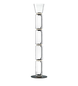 Cyrilys Lampadaire en Bambou Et Verre