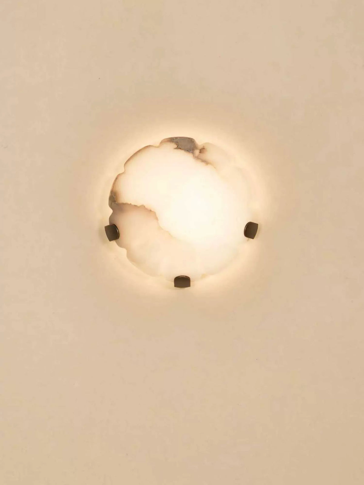 Noema Alabaster Wall Sconce-Neutral Decor