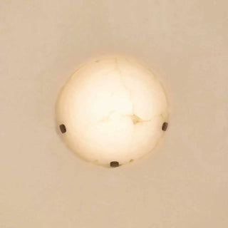 Noema Alabaster Wall Sconce-Neutral Decor