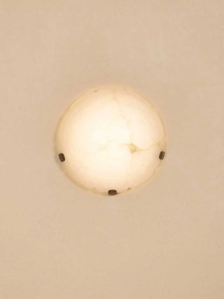 Noema Alabaster Wall Sconce-Neutral Decor