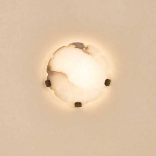 Noema Alabaster Wall Sconce-Neutral Decor