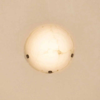 Noema Alabaster Wall Sconce-Neutral Decor
