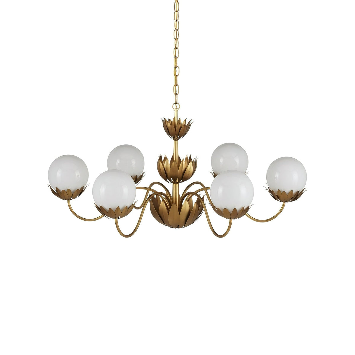 Dimensional diagram of the Noemie Chandelier with height and diameter measurements.