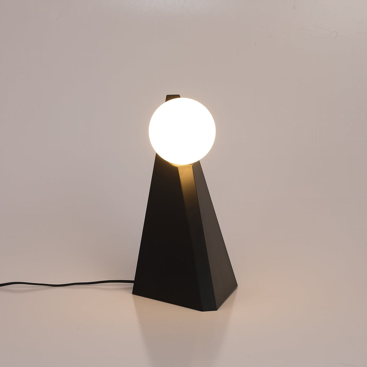 Nixie Lampe de Table en Verre Géométrique