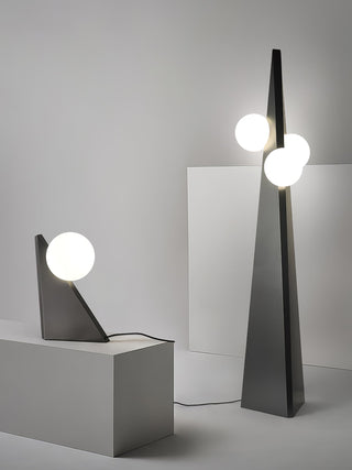 Nixie Lampe de Table en Verre Géométrique
