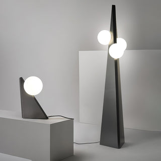Nixie Lampe de Table en Verre Géométrique