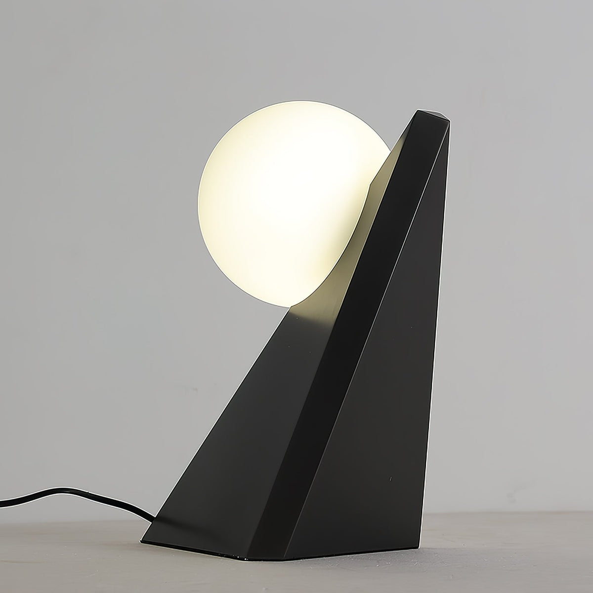 Nixie Lampe de Table en Verre Géométrique