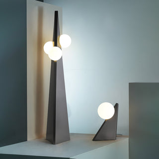 Nixie Lampe de Table en Verre Géométrique