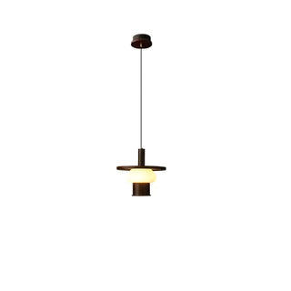 Zephaan Suspension Art Classique en Verre et Bois