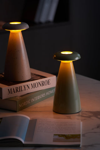 Mushroove Lampe de Table en Céramique Minimaliste