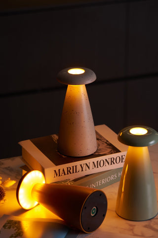 Mushroove Lampe de Table en Céramique Minimaliste