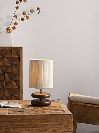 Morgan Lampe de Table en Bois Minimaliste