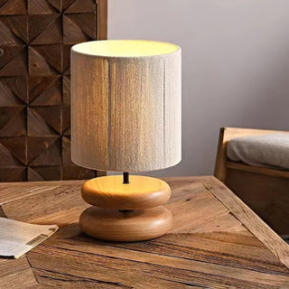 Morgan Lampe de Table en Bois Minimaliste