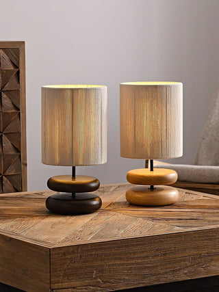 Morgan Lampe de Table en Bois Minimaliste