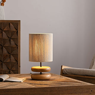 Morgan Lampe de Table en Bois Minimaliste