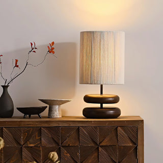 Morgan Lampe de Table en Bois Minimaliste