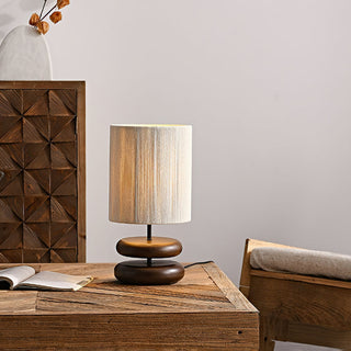 Morgan Lampe de Table en Bois Minimaliste