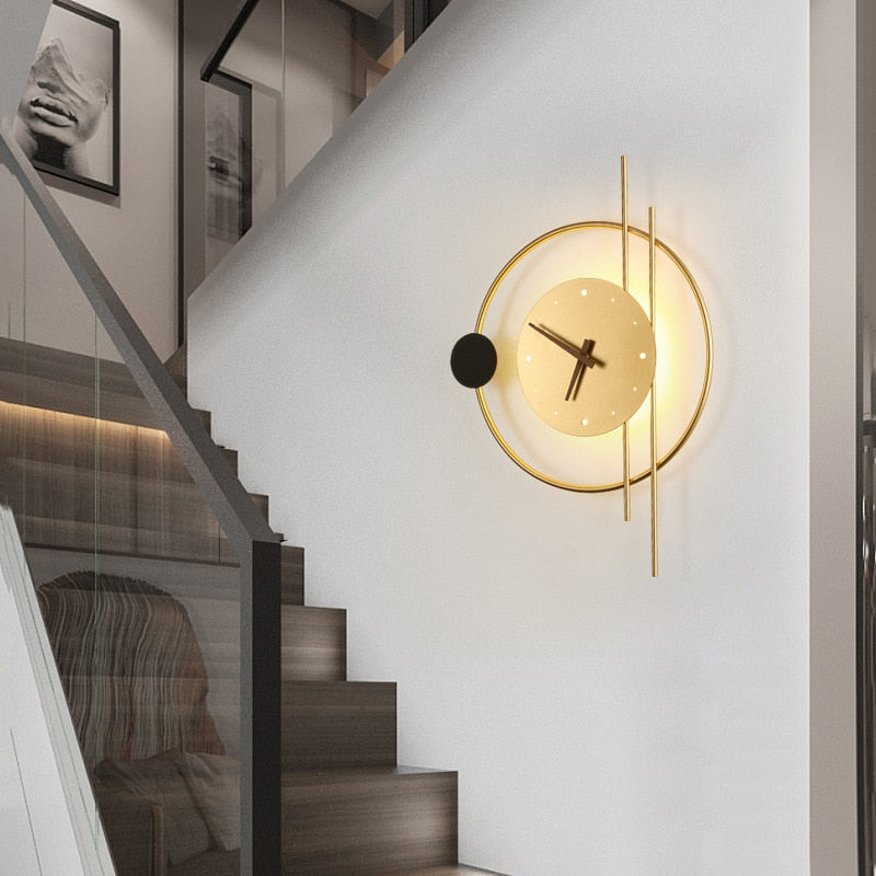 Rorin Applique Murale Led Moderne. Chambre. Noire/Or-Cielum