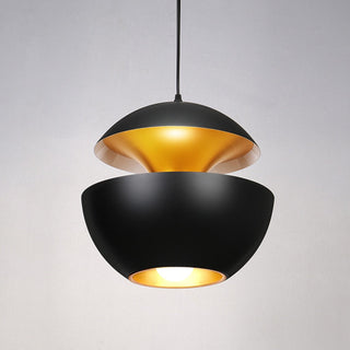 Arisha Suspension LED, Noir & Blanc, D 25/35CM