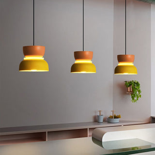 Sareno Suspendue Industrial Contrast Color Island Salon-Cielum