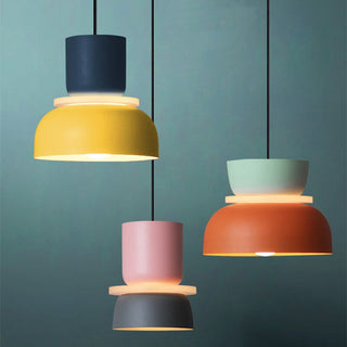 Sareno Suspendue Industrial Contrast Color Island Salon-Cielum
