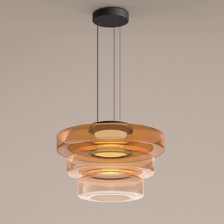 Virixor Suspension Moderne Verre Métal Cuisine Salon-Luire