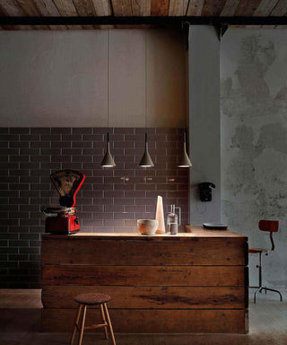 Conical Concrete Pendant Light-Neutral Decor