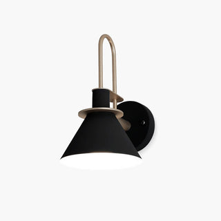 Lustra Lampe Murale Noire et Dorée Minimaliste