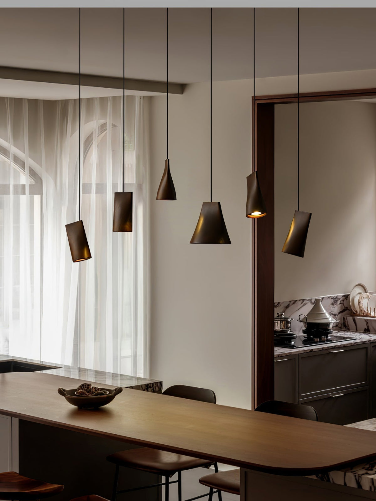 Vetra Suspension en Bois Rustique