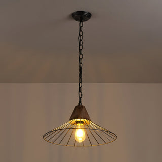 Ulthee Suspension Moderne Minimaliste en Bois et Métal