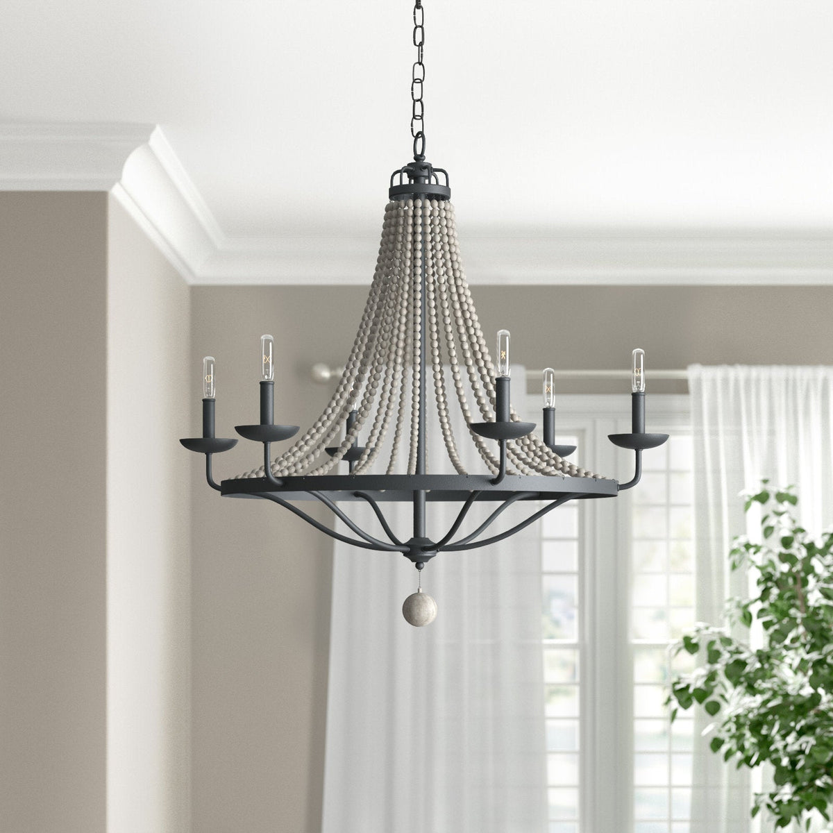 Alloren Lustre Métal Industriel Vintage Empire