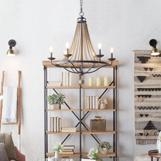 Alloren Lustre Métal Industriel Vintage Empire