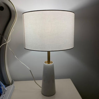 Ophaion Lampe de Bureau en Marbre Wabi-Sabi