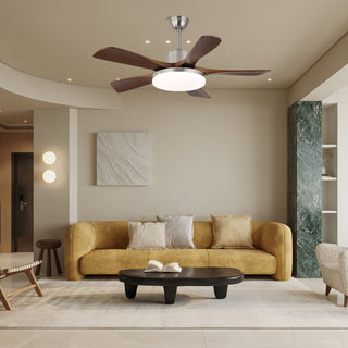 Ventilateur de Plafond Luminaire Aurelia en Bois