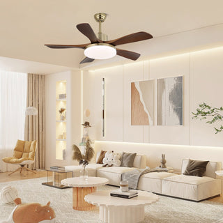 Ventilateur de Plafond Luminaire Aurelia en Bois