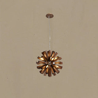 Nova Lustre Art Nordic Premium en Bois Éclatant