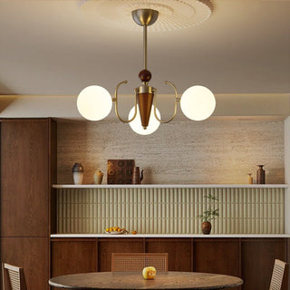 Orvynia Lustre en Bois Et Verre à L'Élégance Classique Grove