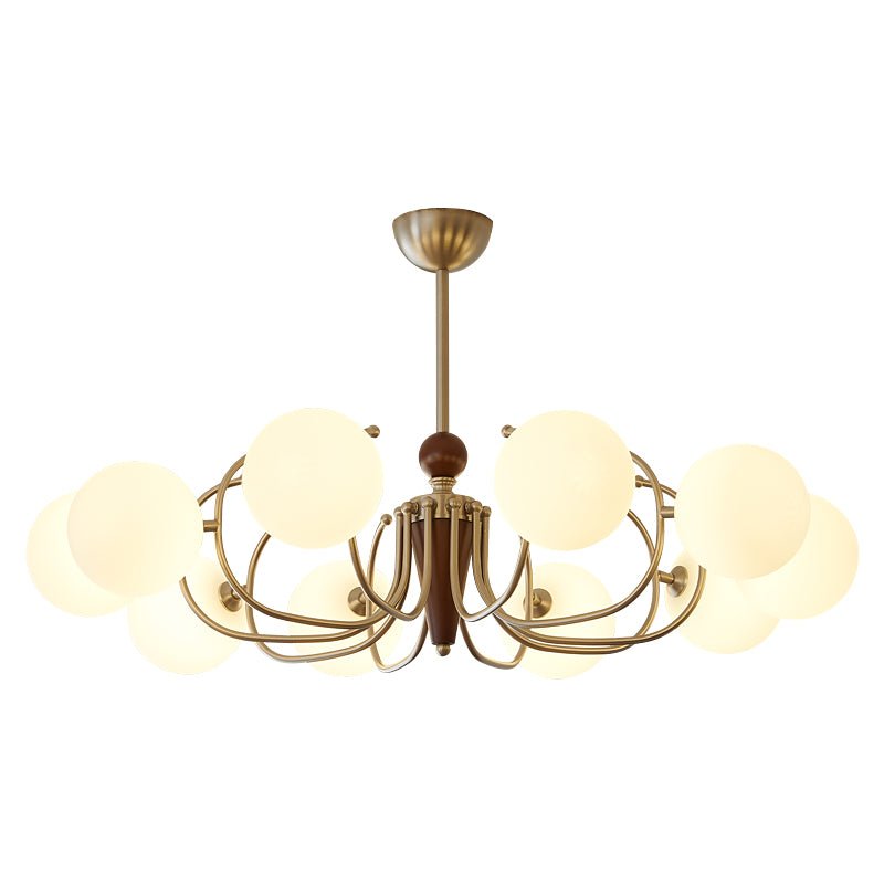 Orvynia Lustre en Bois Et Verre à L'Élégance Classique Grove