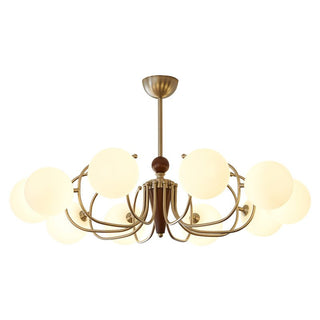Orvynia Lustre en Bois Et Verre à L'Élégance Classique Grove