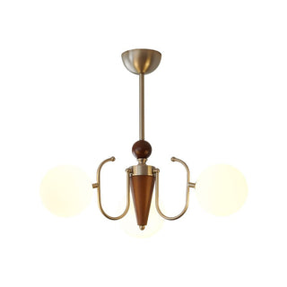 Orvynia Lustre en Bois Et Verre à L'Élégance Classique Grove