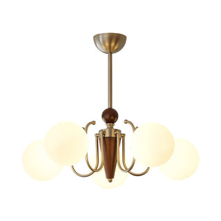 Orvynia Lustre en Bois Et Verre à L'Élégance Classique Grove