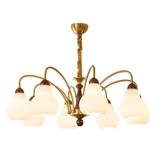 Novelle Lustre Vintage en Bois à L'Élégance Traditionnelle